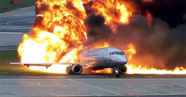 Mơ thấy phi cơ cháy